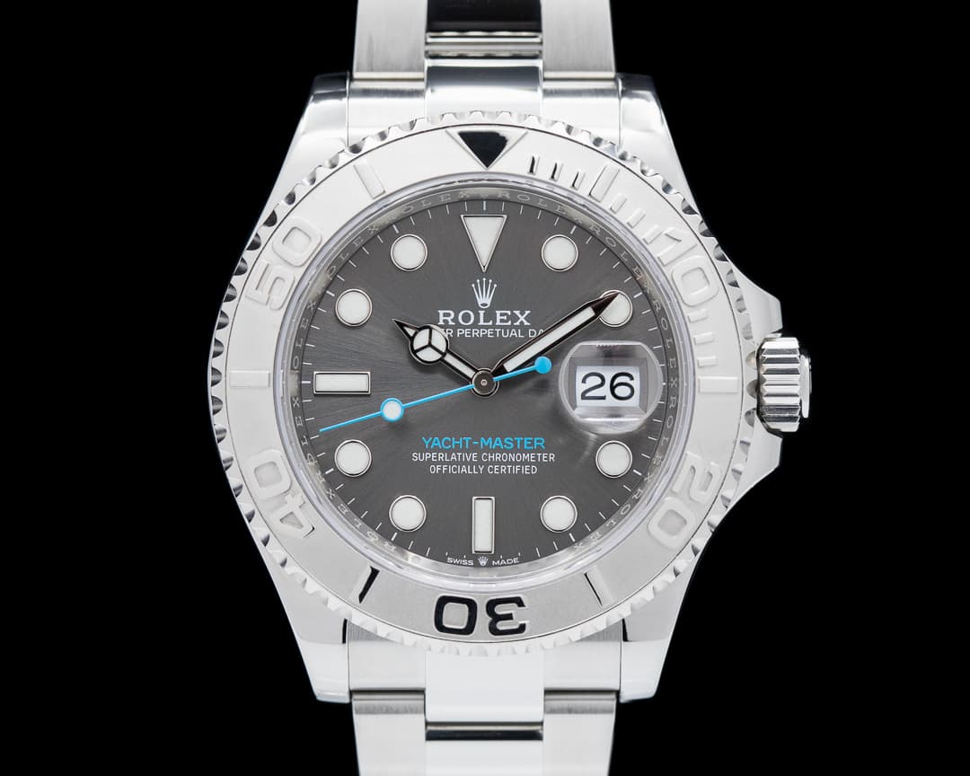Rolex Yacht Master SS Dark Rhodium Dial / Platinum Bezel 2020