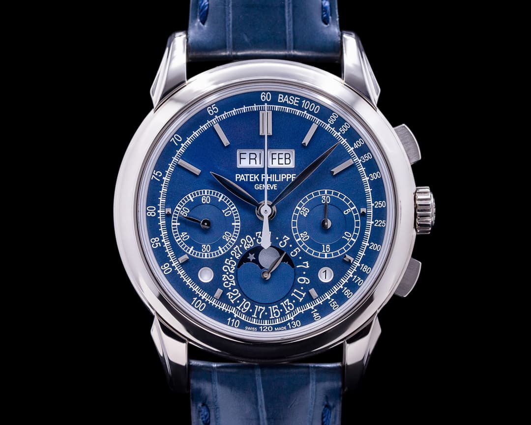 Patek Philippe Perpetual Calendar Chronograph 5270G Blue Dial "CHIN" RARE