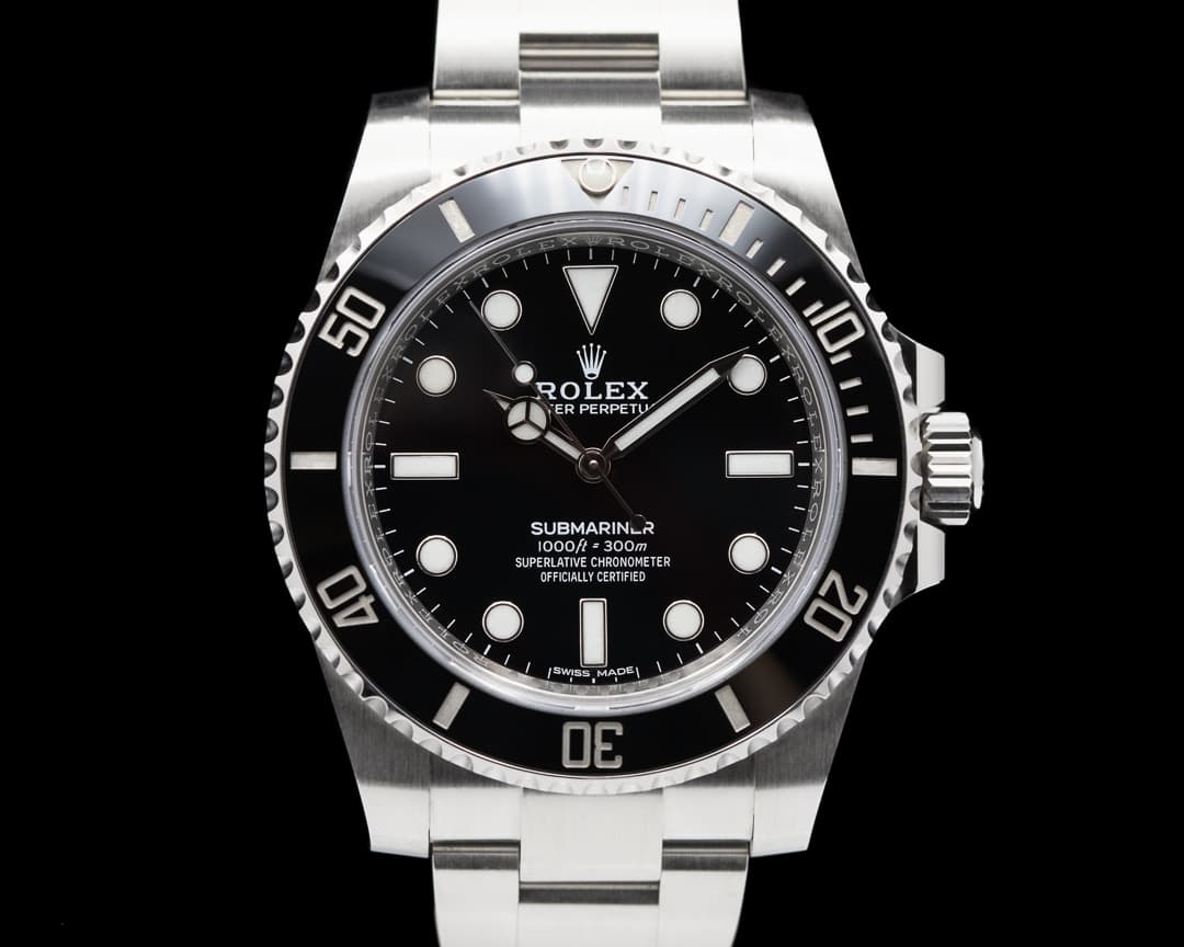 Rolex Submariner 114060 No Date Ceramic Bezel SS 2019