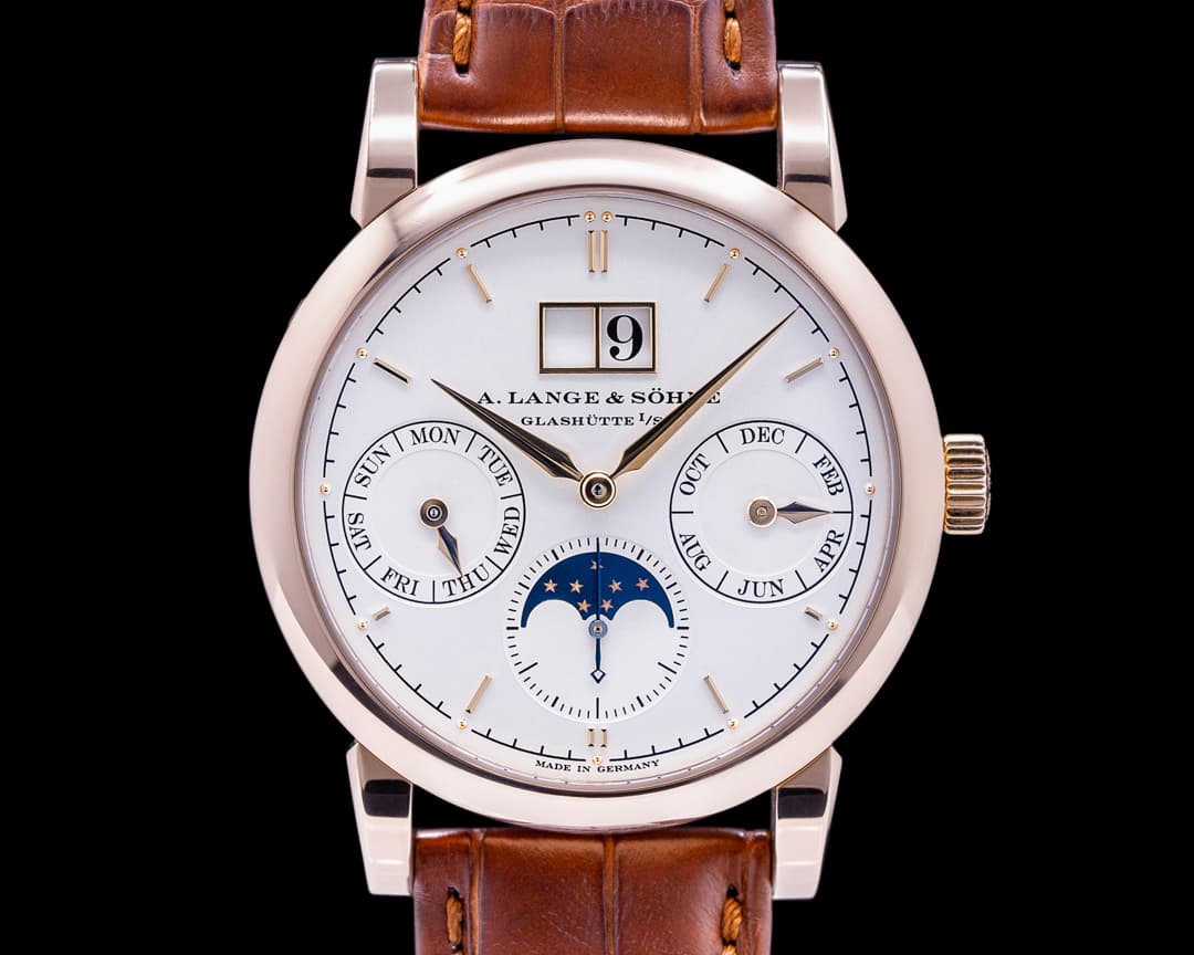 A. Lange and Sohne Saxonia Annual Calendar 18K Rose Gold 330.032