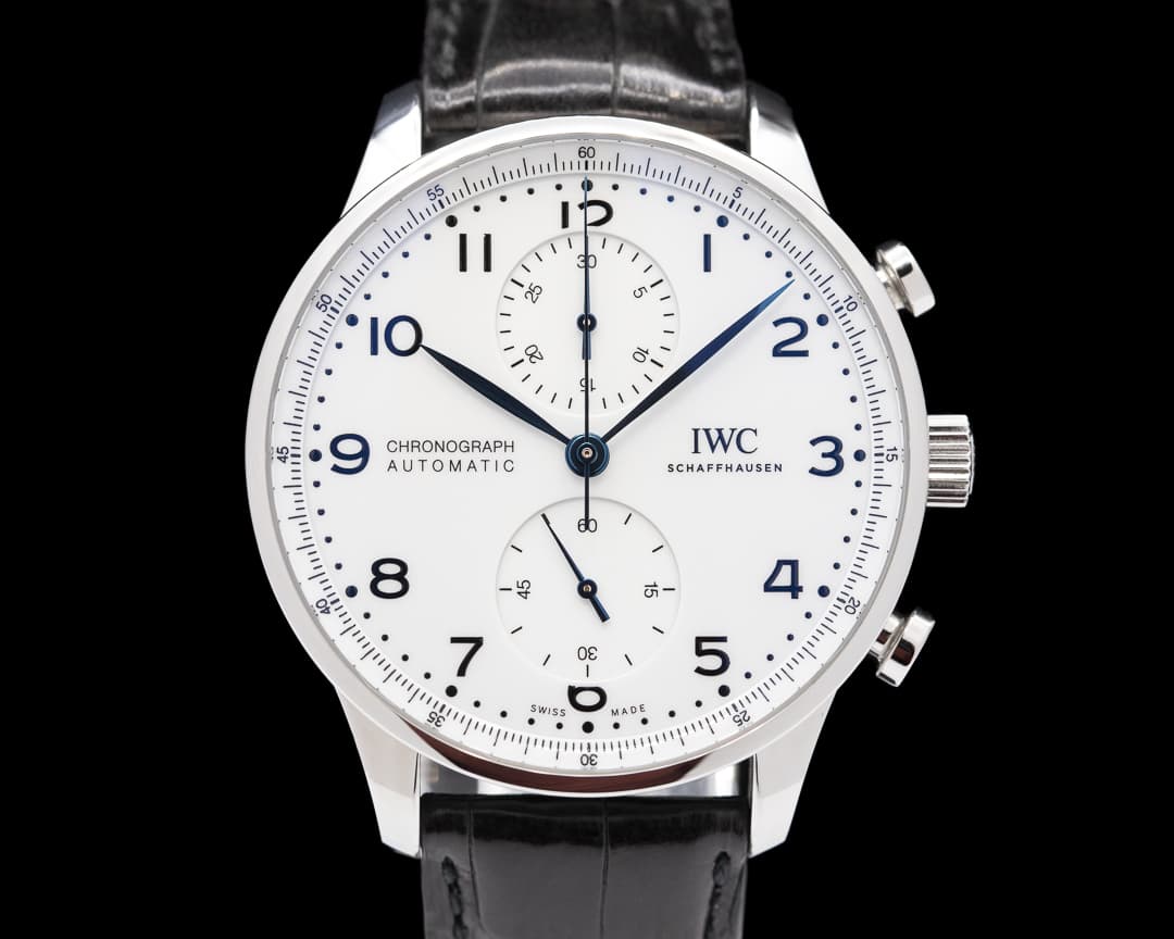 IWC Portuguese Chronograph SS Lacquered Dial 150th Anniversary Limited