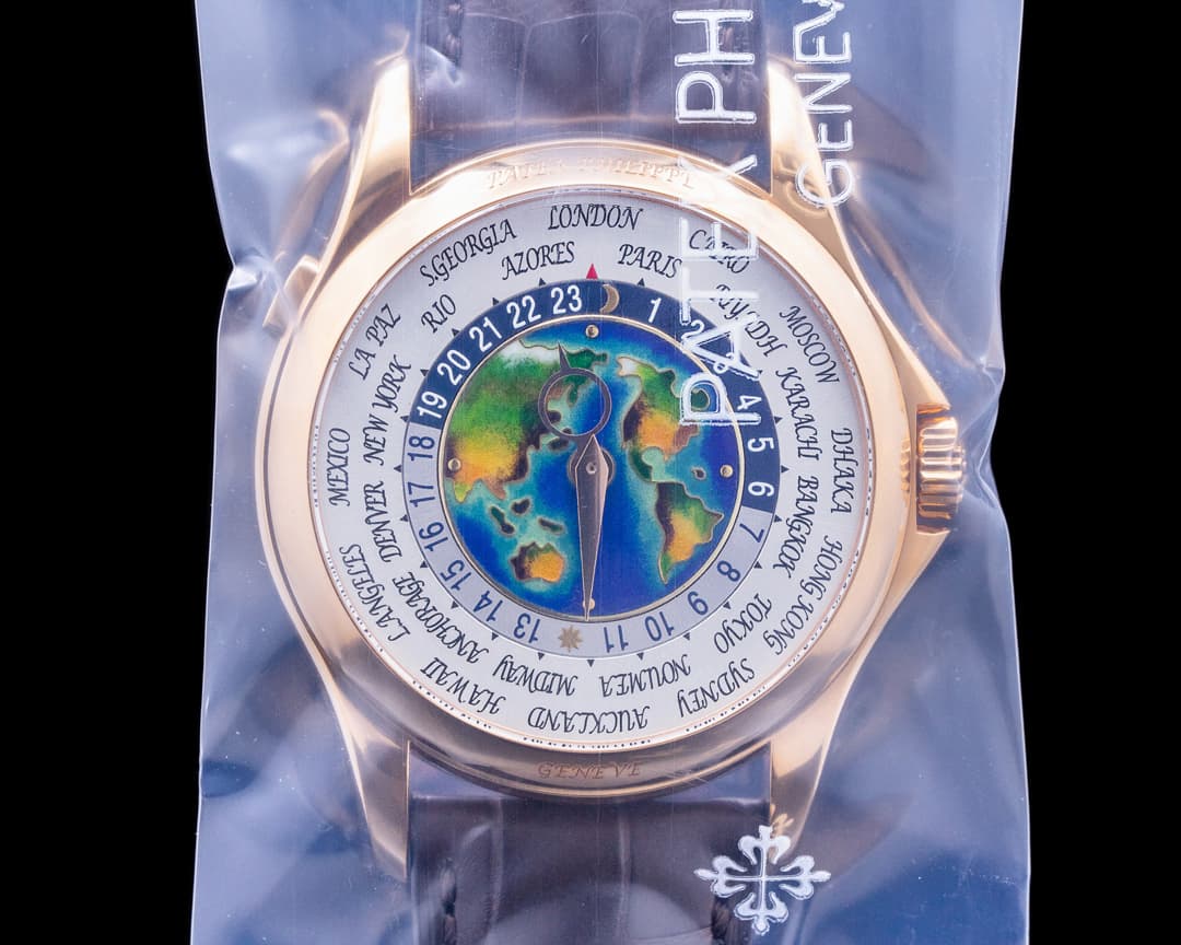Patek Philippe World Time 5131R Enamel Dial 18K Rose Gold FACTORY SEALED UNWORN 
