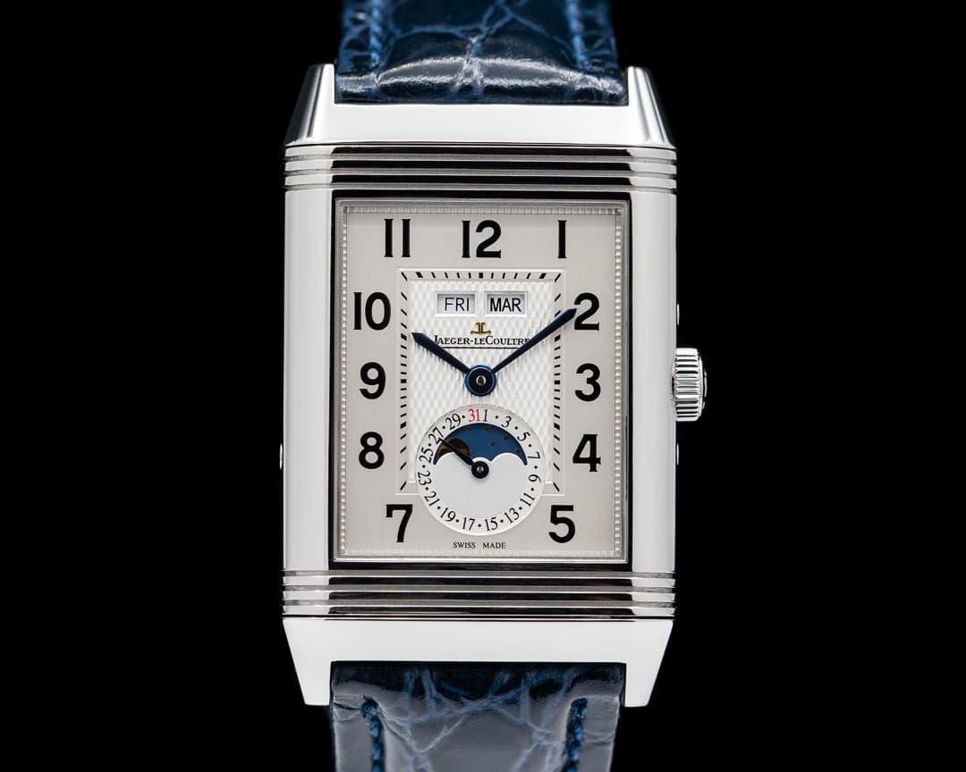 Jaeger LeCoultre Reverso Grande Calendar SS Silver Dial SS/Deployant
