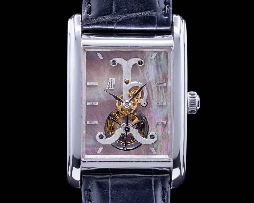 Audemars Piguet Edward Piguet 2636BC Tourbillon White Gold Mother of Pearl Dial