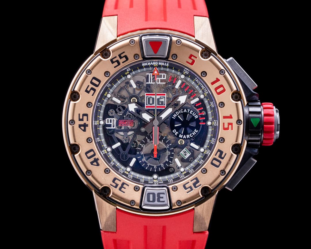 Richard Mille Richard Mille RM032 Rm32 Automatic Flyback Diver Chronograph 18k RG 