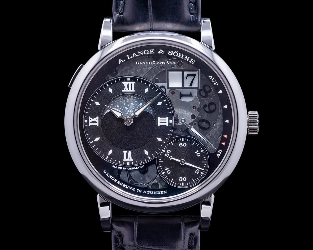 A. Lange and Sohne Grand Lange 1 139.035 Moonphase Lumen Platinum FULL SET 