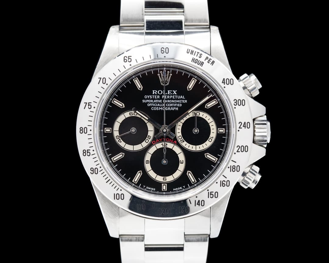 Rolex Daytona 16520 Zenith Black Dial SS FULL SET