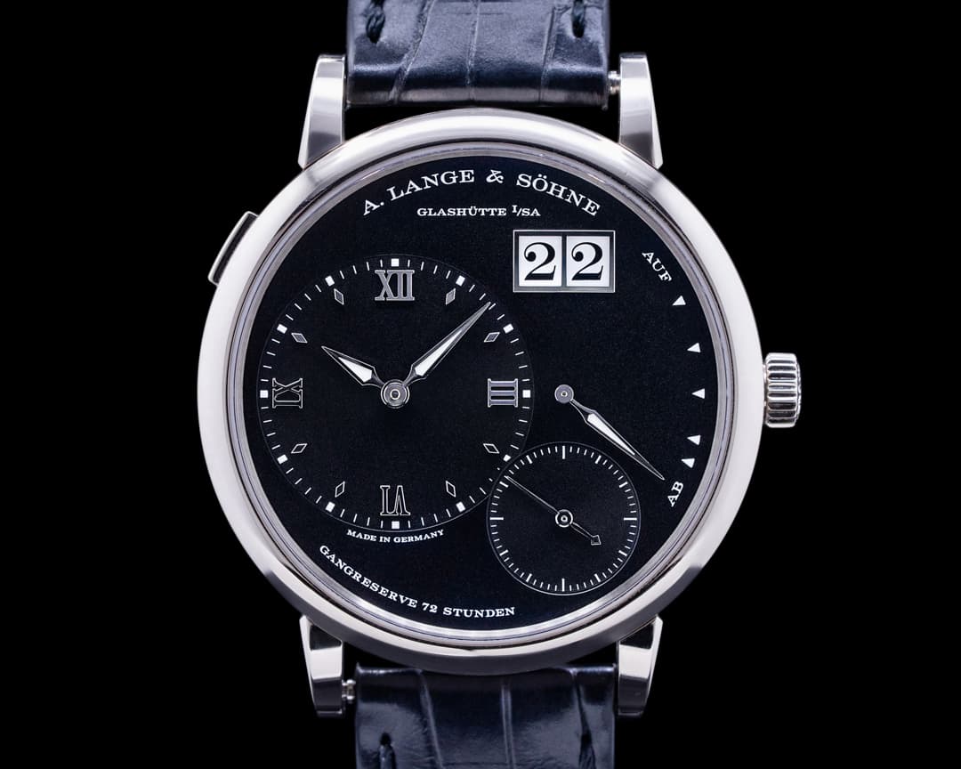 A. Lange and Sohne Grand Lange 1 117.028 Black Dial 