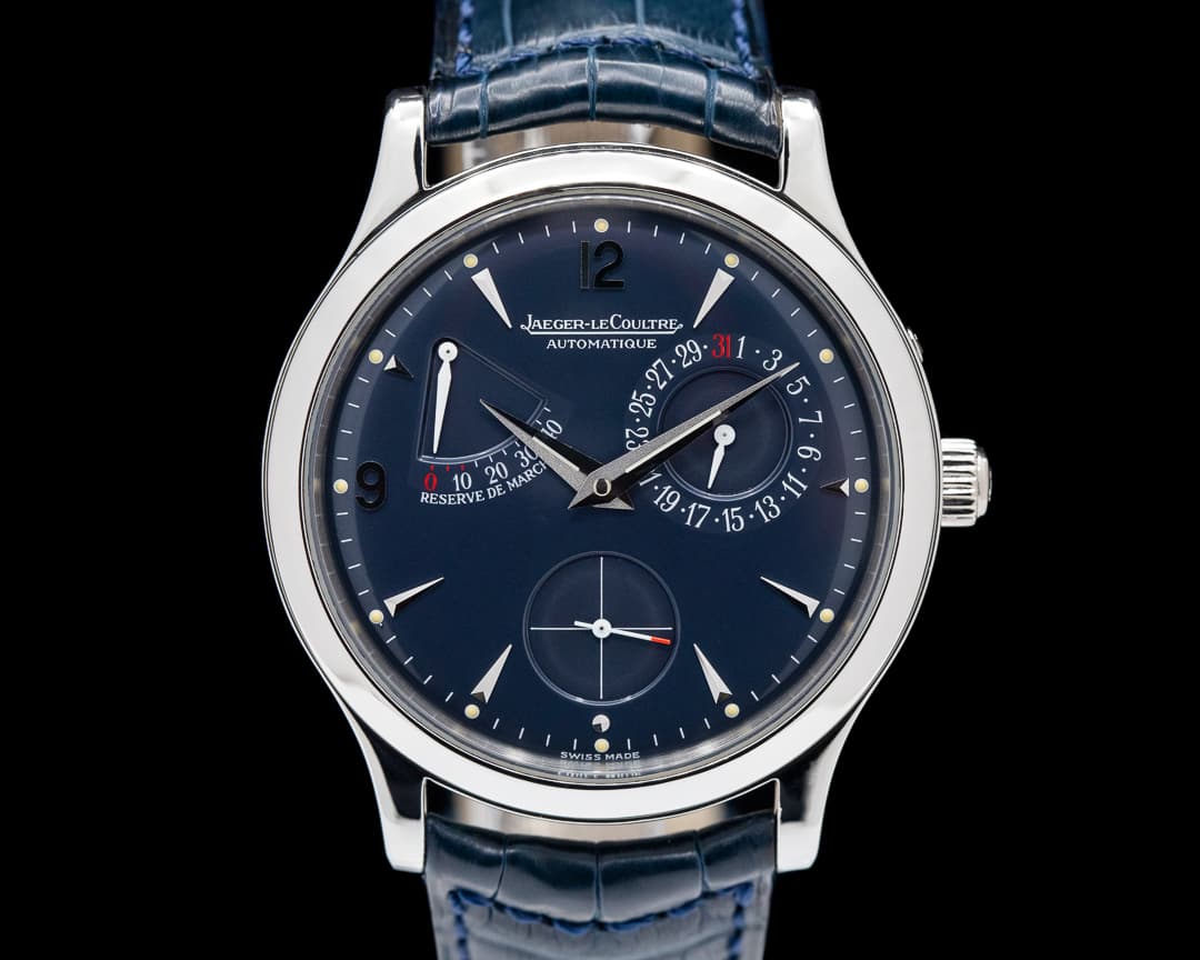 Jaeger LeCoultre Master Reserve de Marche Platinum Blue Dial Limited