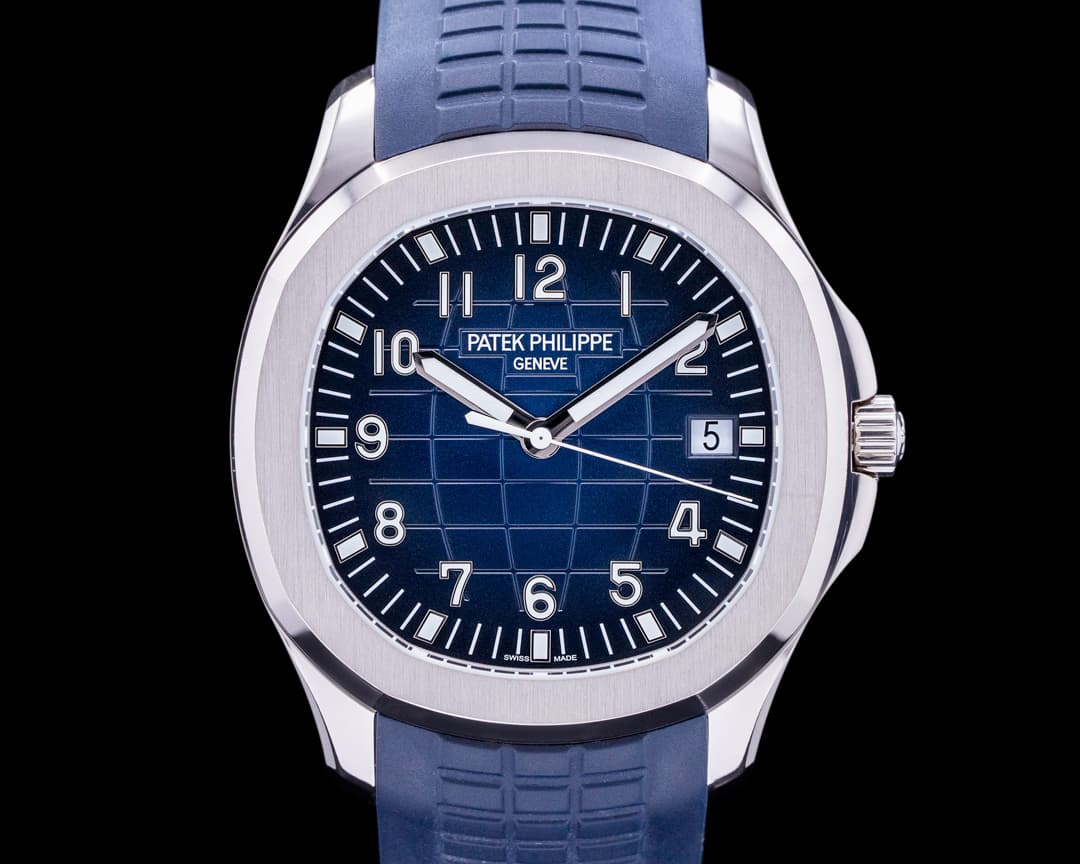 Patek Philippe Aquanaut 5168G 18K White Gold / Blue Dial
