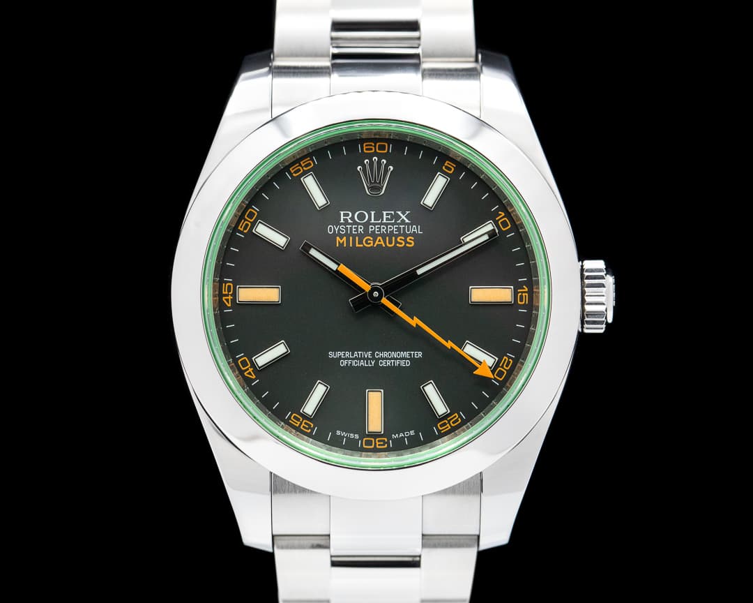 Rolex Milgauss 116400GV Green Crystal Edition Discontinued
