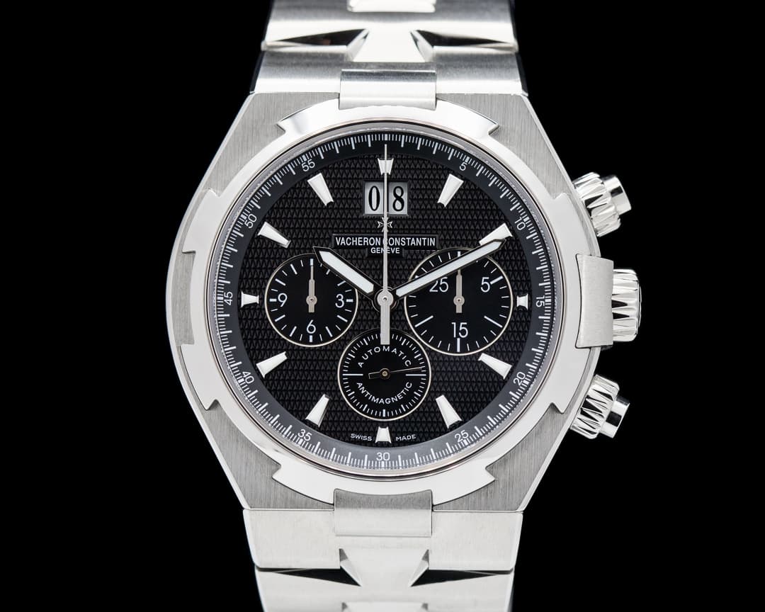 Vacheron Constantin Overseas 49150/B01A Chronograph Black Dial SS