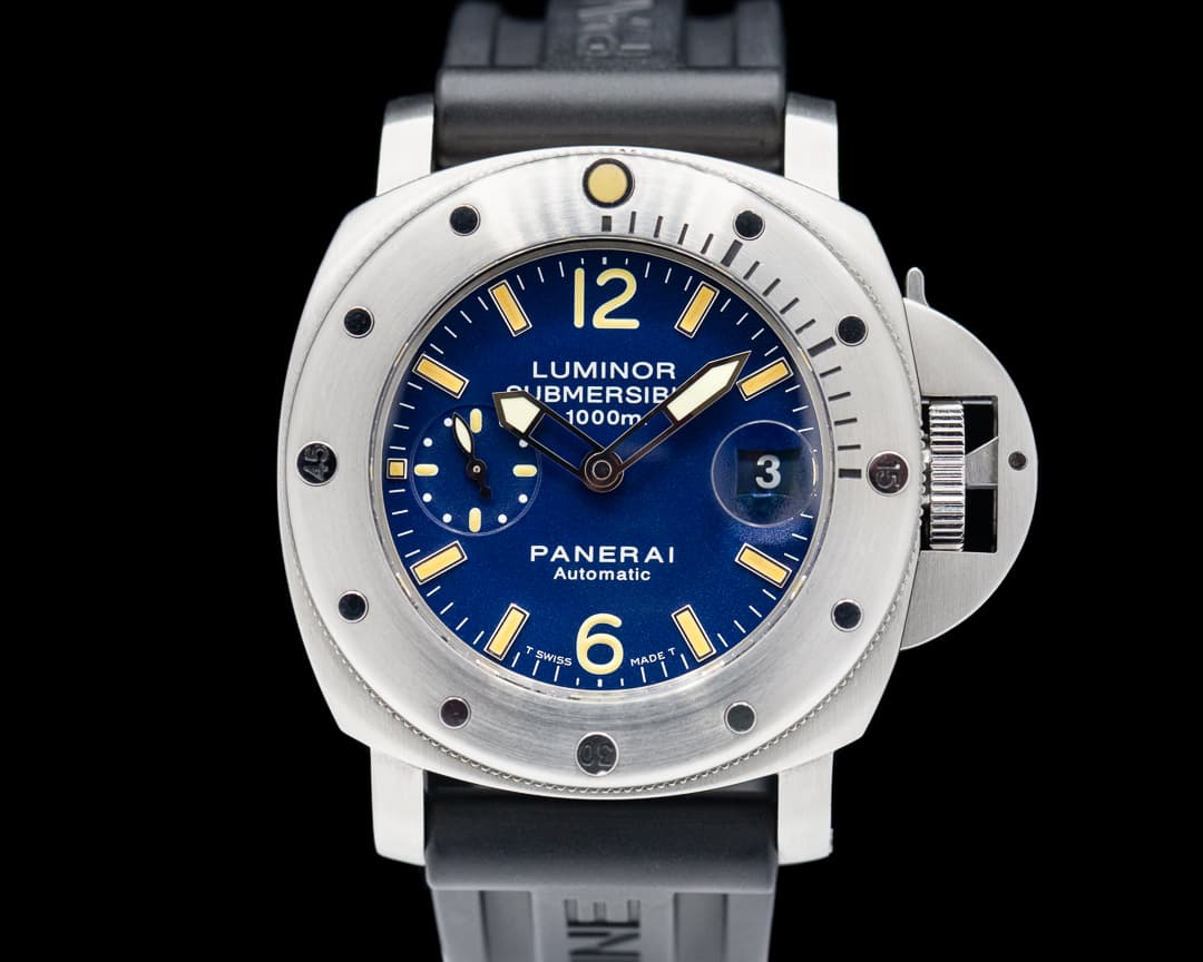 Panerai Luminor Submersible 1000M La Bomba Steel / Rubber PAM087
