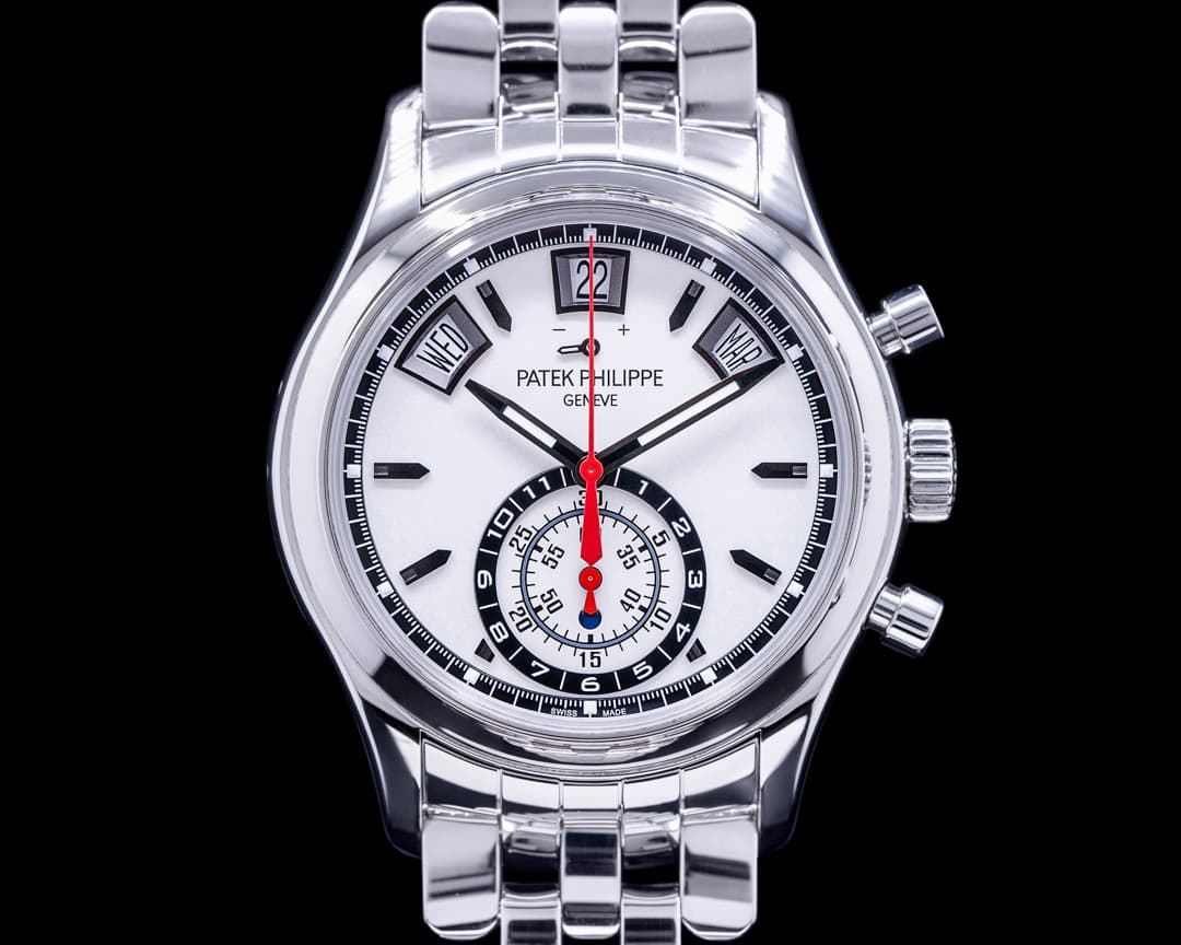Patek Philippe Annual Calendar 5960 Chronograph SS Silver Dial