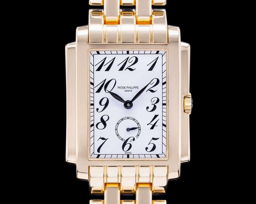 Patek Philippe Gondolo 5024J White Dial Yellow Gold / Bracelet 