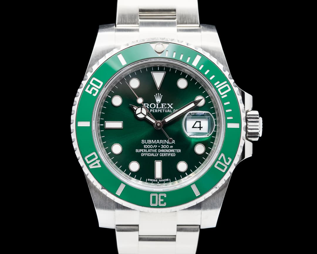 Rolex Submariner "Hulk" Green Ceramic Bezel Green Dial SS 