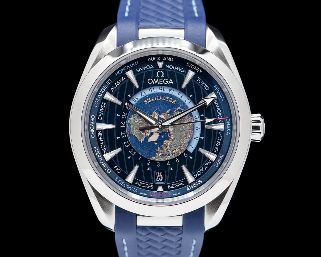 Omega Aqua Terra Co-Axial Master Chronometer GMT Worldtimer