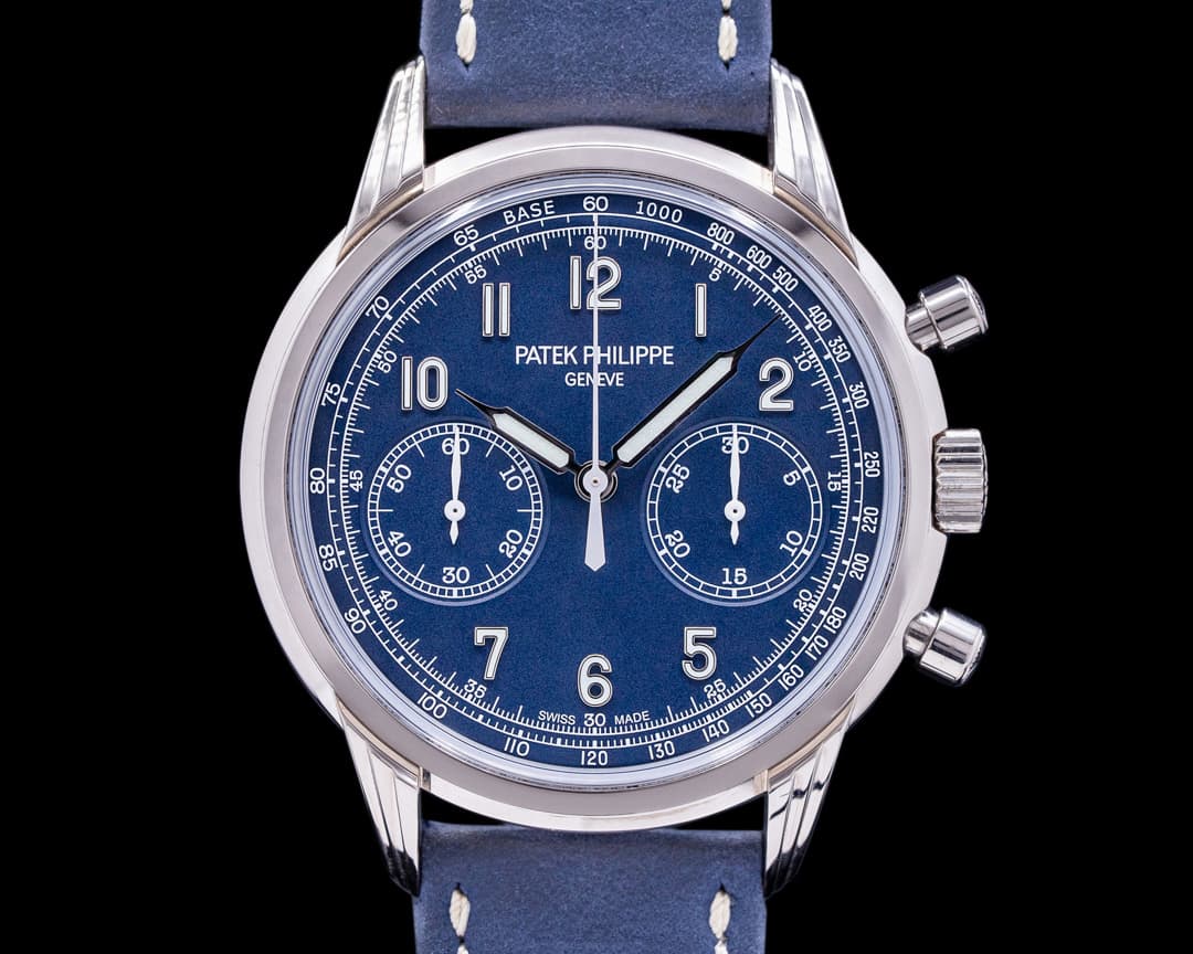 Patek Philippe Chronograph 5172G 18K White Gold Blue Dial 