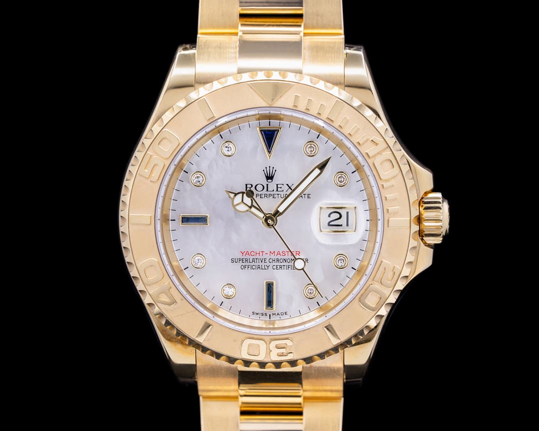 Rolex Yacht Master 16628 MOP Dial 18K Yellow Gold