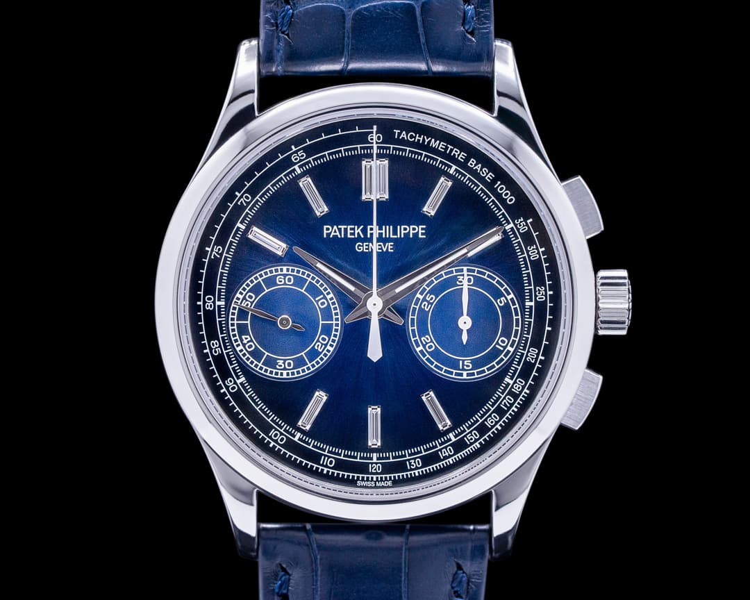 Patek Philippe Chronograph Platinum 5170P Blue Diamond Dial