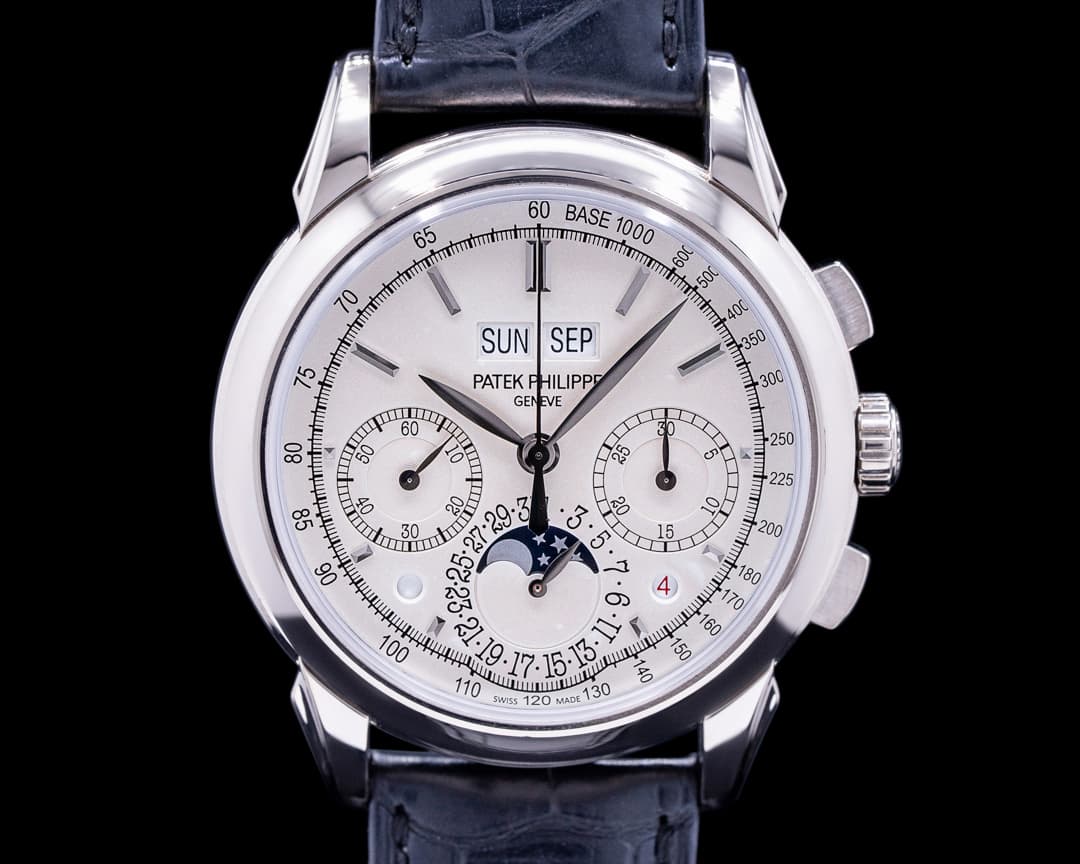Patek Philippe Perpetual Calendar 5270G-013 Chronograph 18K White Gold "CHIN" FULL SET
