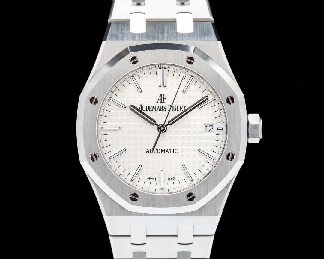 Audemars Piguet Royal Oak 15450ST White Dial SS 37MM 