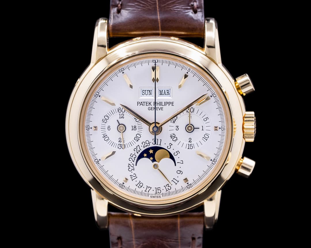 Patek Philippe Perpetual Calendar Chronograph 3970J 18k Yellow Gold 