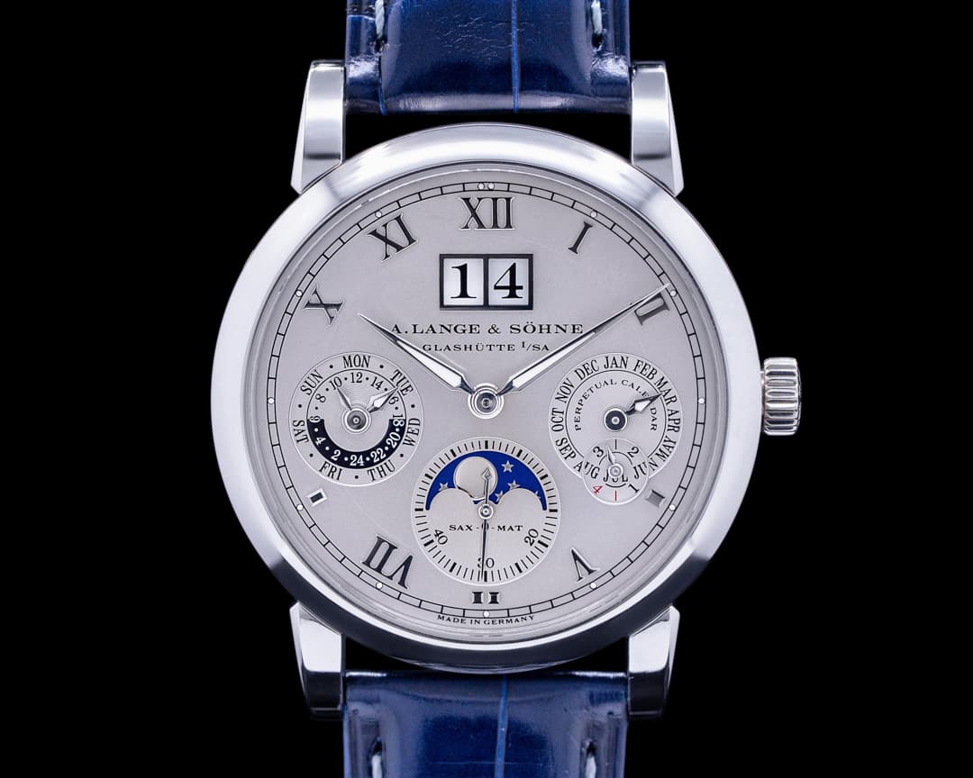 A. Lange and Sohne Langematik Perpetual Platinum 310.025 FULL SET