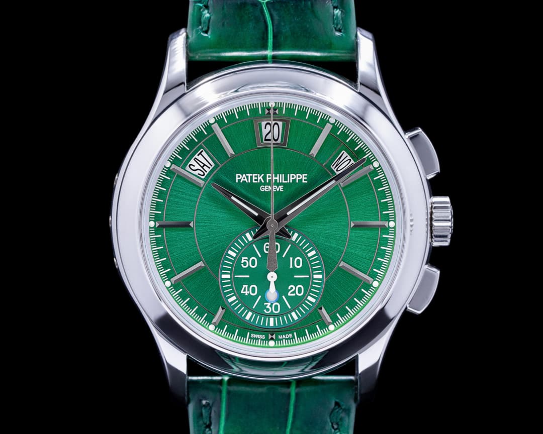 Patek Philippe Chronograph Annual 5905P-014 Platinum WEIR & SONS Limited RARE