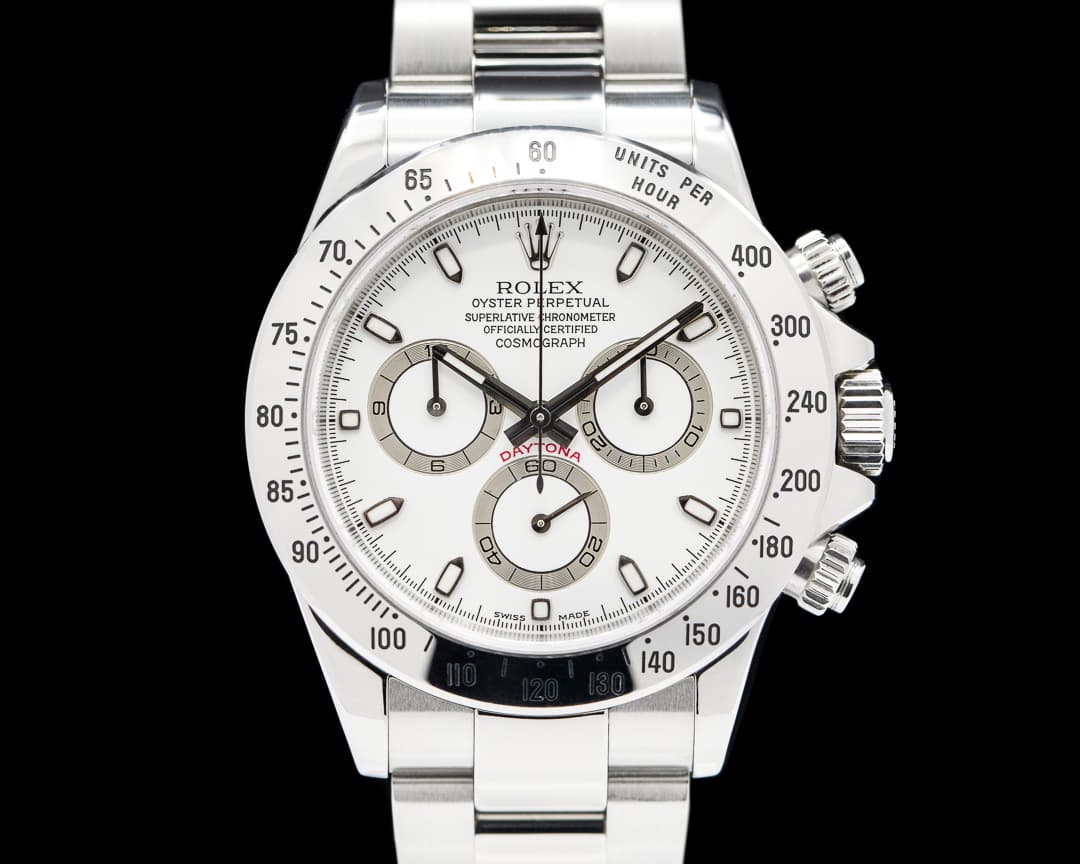 Rolex Daytona 116520 White Dial SS