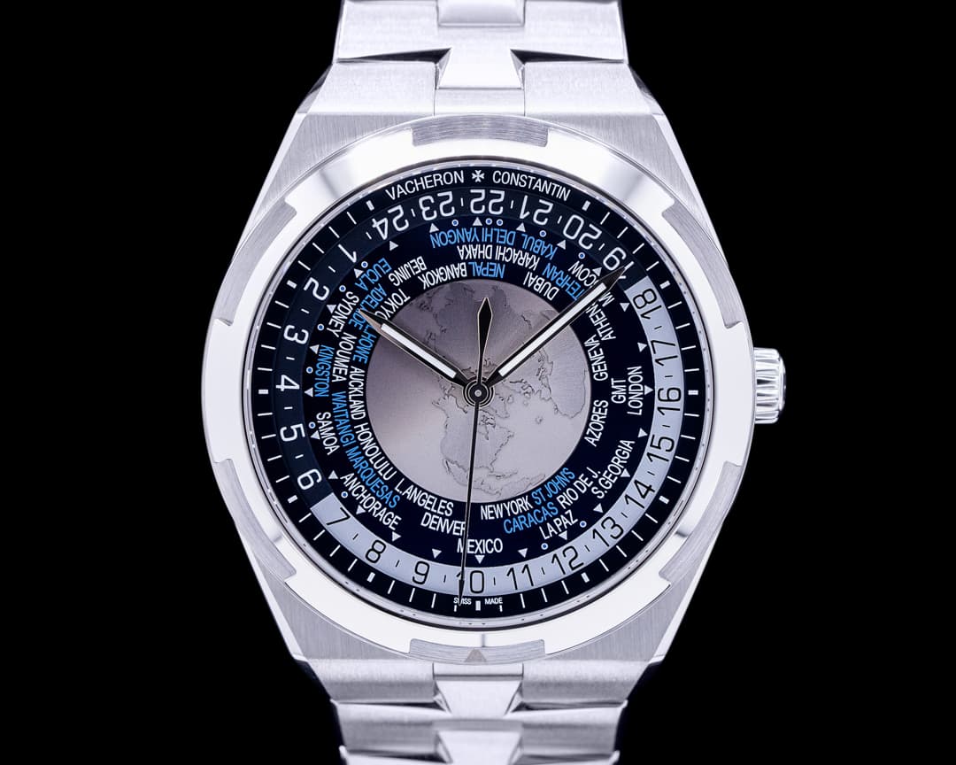 Vacheron Constantin Overseas 7700V World Time Blue Dial SS 2020
