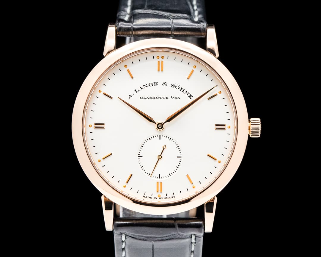 A. Lange and Sohne Saxonia Rose Gold Manual Wind 37MM