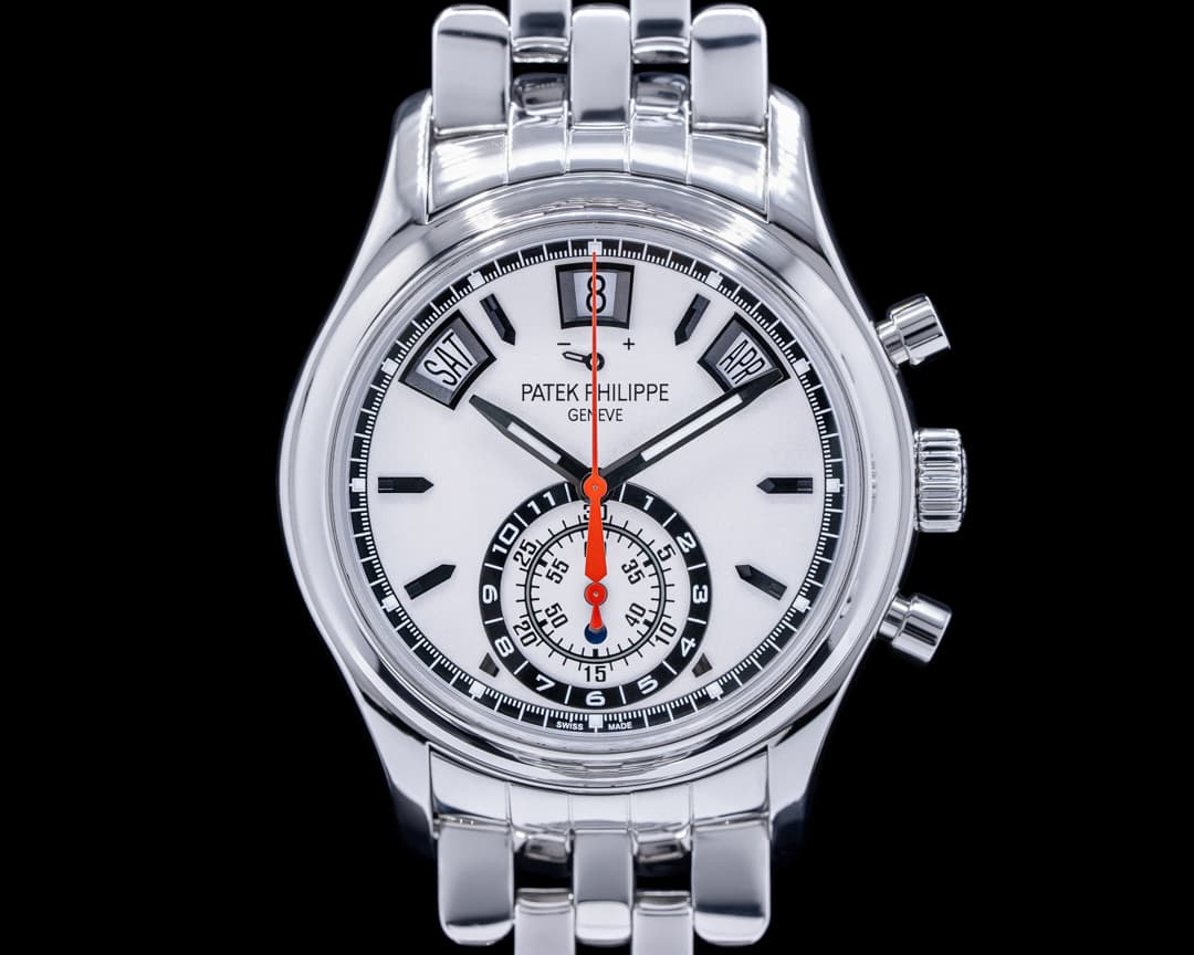 Patek Philippe Annual Calendar 5960 Chronograph SS Silver Dial
