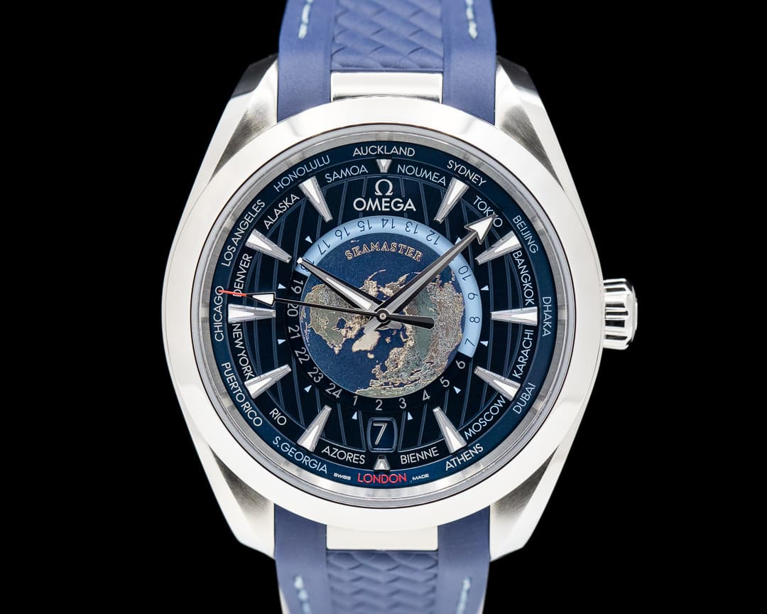 Omega Aqua Terra Co-Axial Master Chronometer GMT Worldtimer