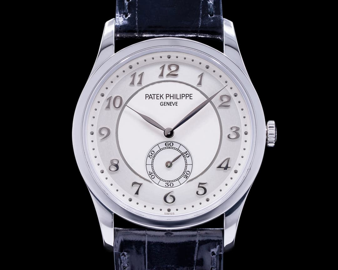 Patek Philippe Calatrava Platinum 5196P Silver Dial Arabic Numerals