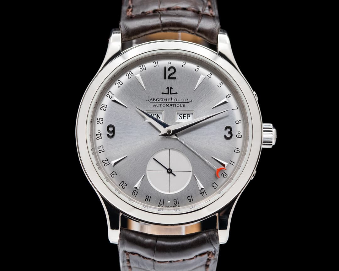Jaeger LeCoultre Master Control Triple Calendar 18k White Gold 