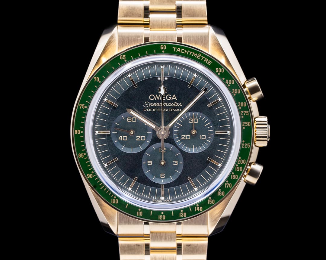 Omega Speedmaster Moonwatch Professional "Moonshine" Green Dial UNWORN