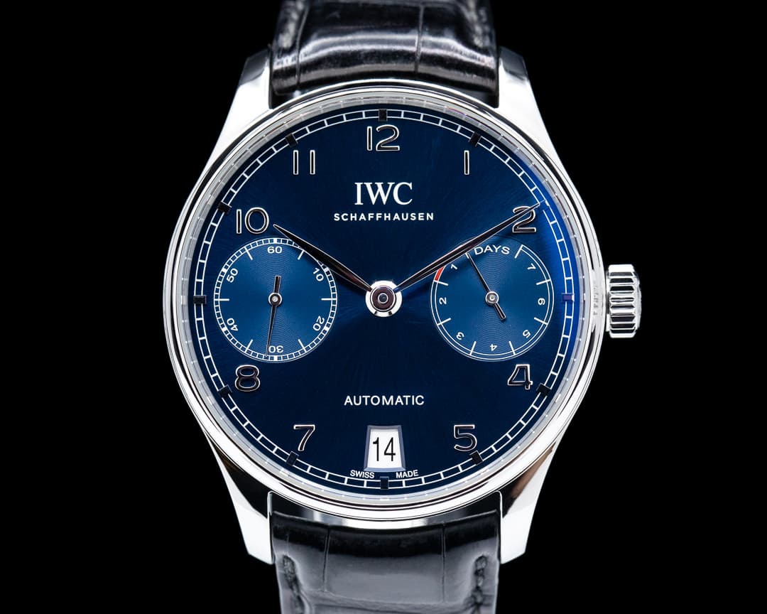 IWC Portugieser 7 Day Automatic SS Blue Dial