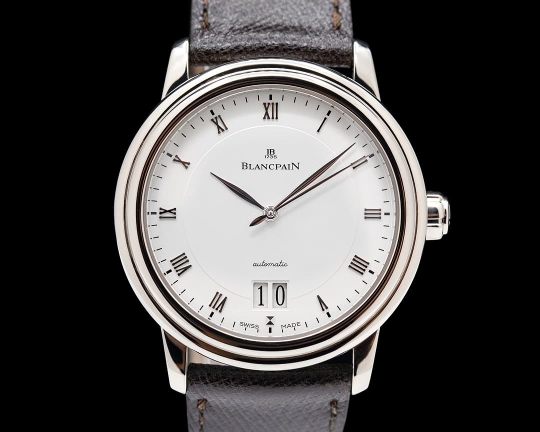 Blancpain Villeret Automatic Ultra Slim Big Date White Gold