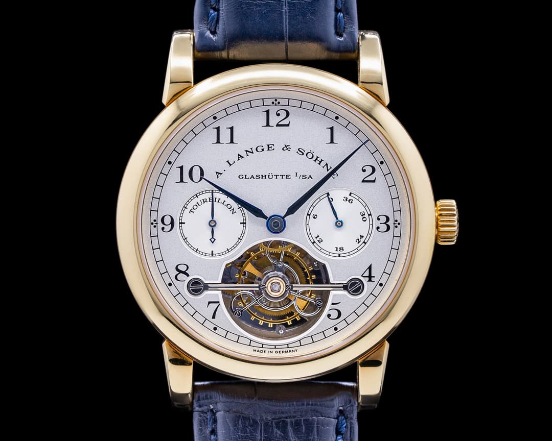 A. Lange and Sohne Tourbillon Pour le Merite 701.001 18k Yellow Gold
