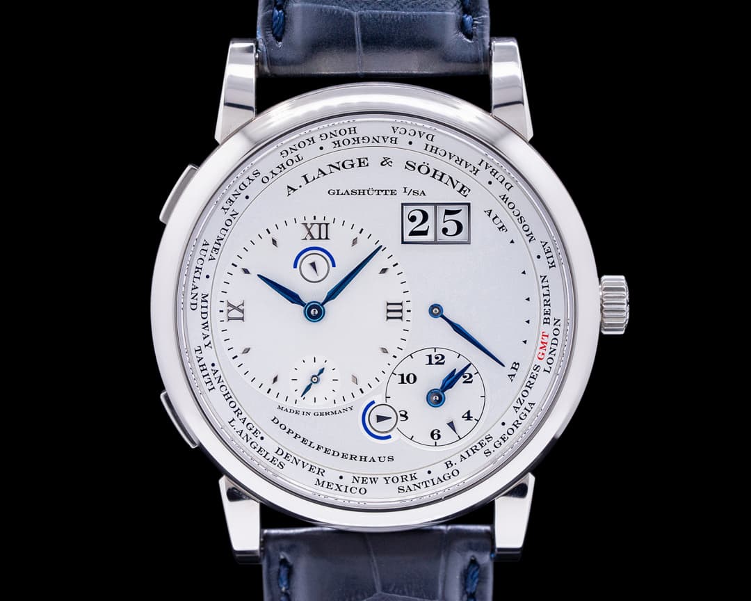 A. Lange and Sohne Lange 1 116.026 Time Zone 18K White Gold Buenos Aires Limited Edition