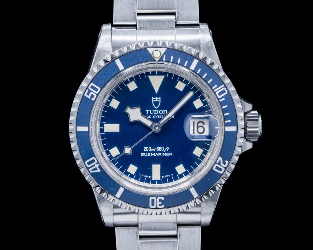 Tudor Vintage Snowflake Submariner Blue Dial / Blue Bezel c. 1979 ]
