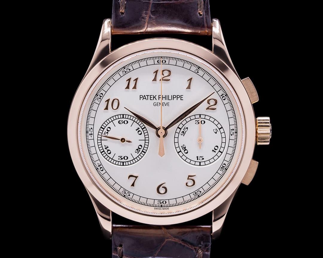Patek Philippe Chronograph 5170 18K Rose Gold Silver Dial 