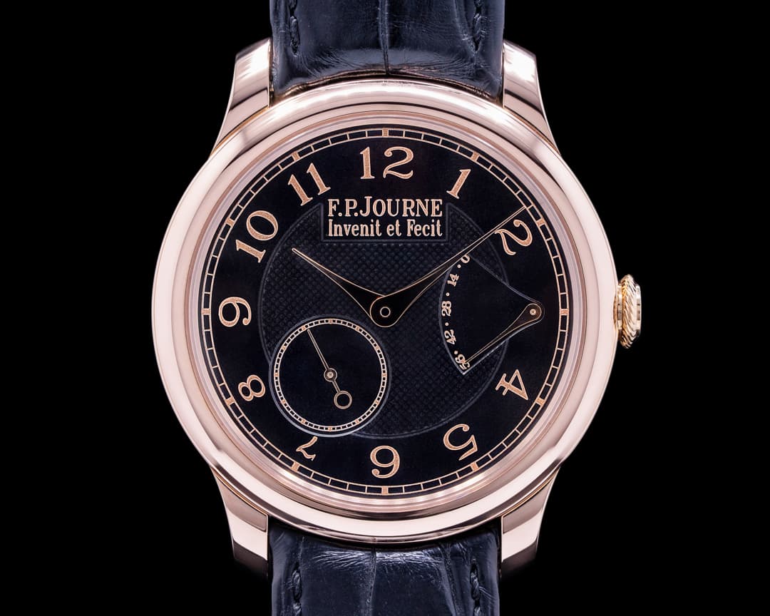 F. P. Journe Chronometre Souverain 18k Rose Gold Black Dial BOUTIQUE EDITION