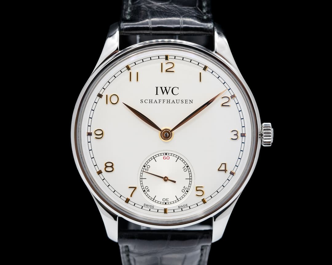 IWC Portuguese Hand Wound Silver Dial