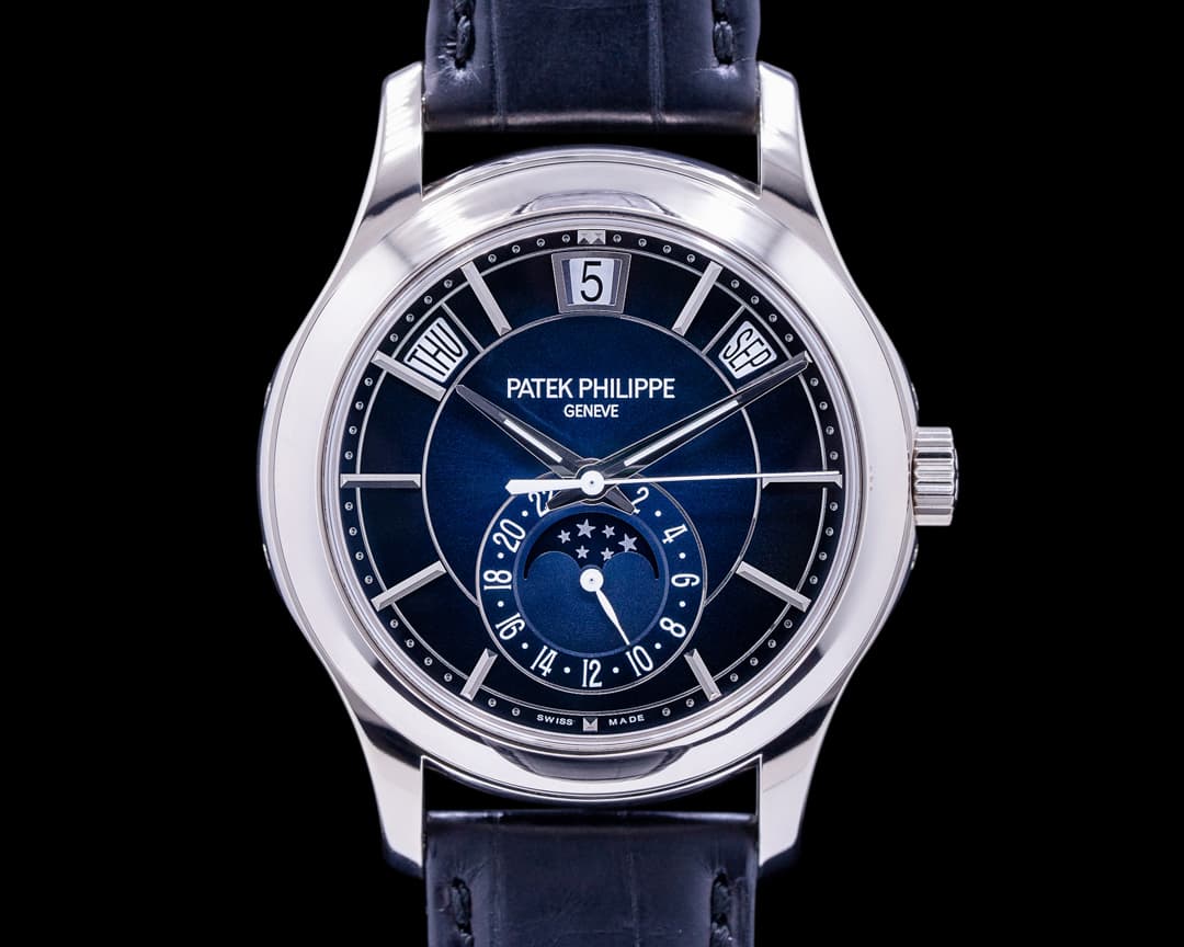 Patek Philippe Annual Calendar 5205G Blue Dial 18K White Gold 2020