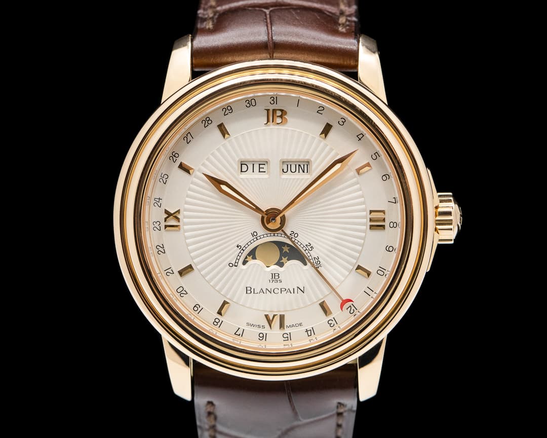 Blancpain Leman Complete Calendar Moon Limited 18K Rose Gold 