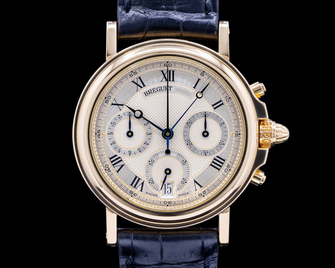 Breguet Marine Chronograph Midsize 18K Yellow Gold