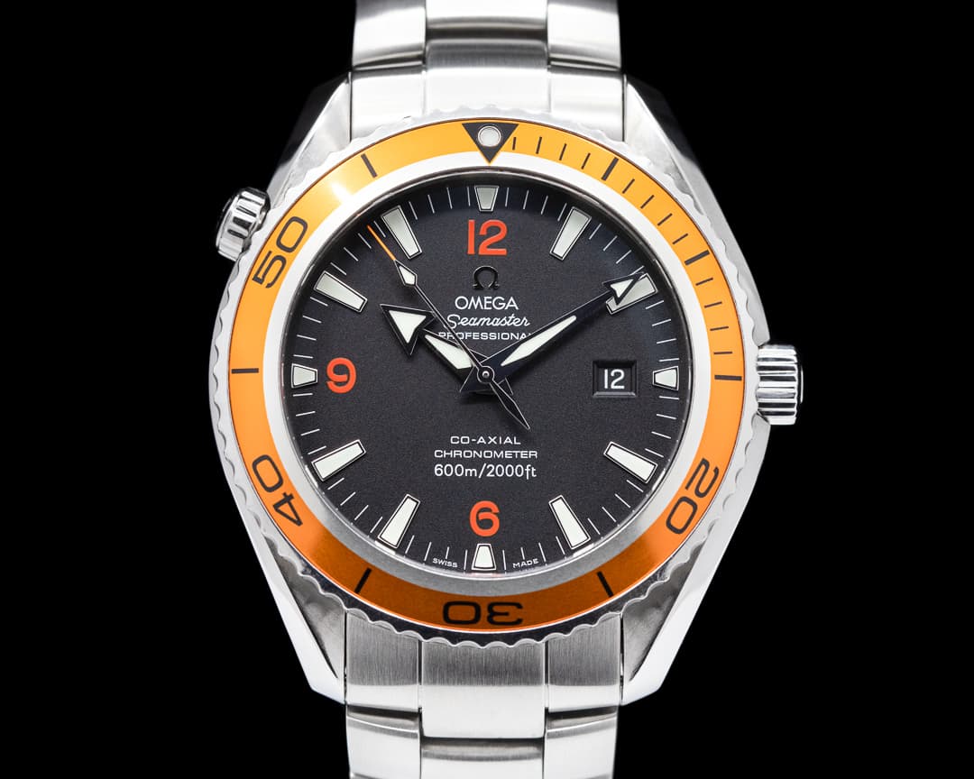 Omega Seamaster Planet Ocean Co-Axial Orange Bezel 45.5MM