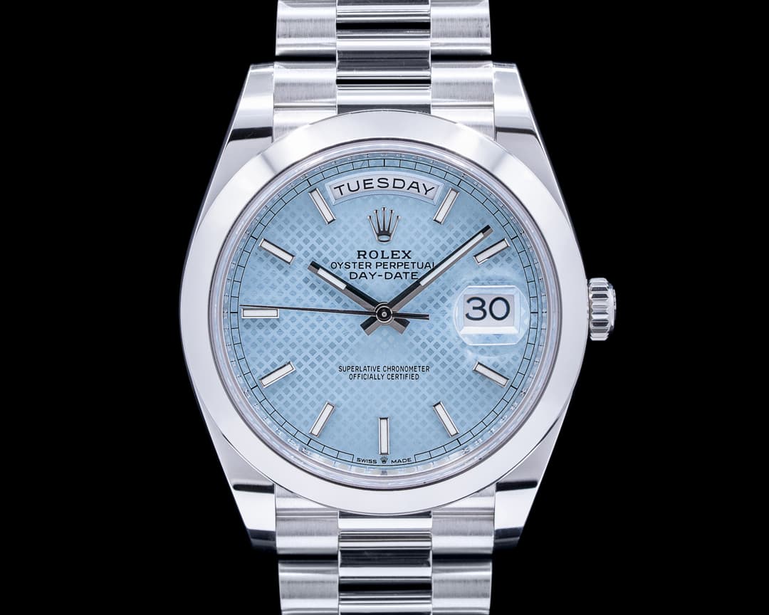 Rolex Day Date 228206 Platinum Blue Dial 40MM 2022